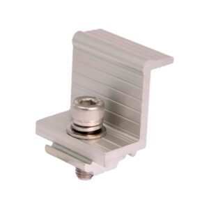 GRAMPO FINAL 30MM PARA ESTRUTURA SOLO ALUMÍNIO 4 PEÇAS