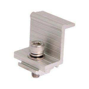 GRAMPO FINAL 30 MM PARA TELHA ZIPADA 4 PEÇAS