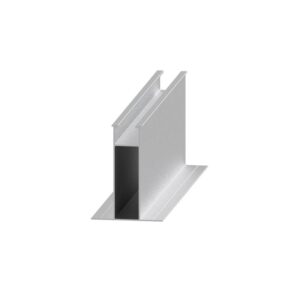 MINI TRILHO ALTO TELHA METALICA PARA MICROINVERSOR 300MM 2P 2 PECAS