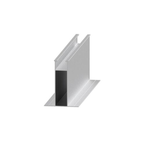 MINI TRILHO ALTO TELHA METALICA PARA MICROINVERSOR 300MM 2P 2 PECAS